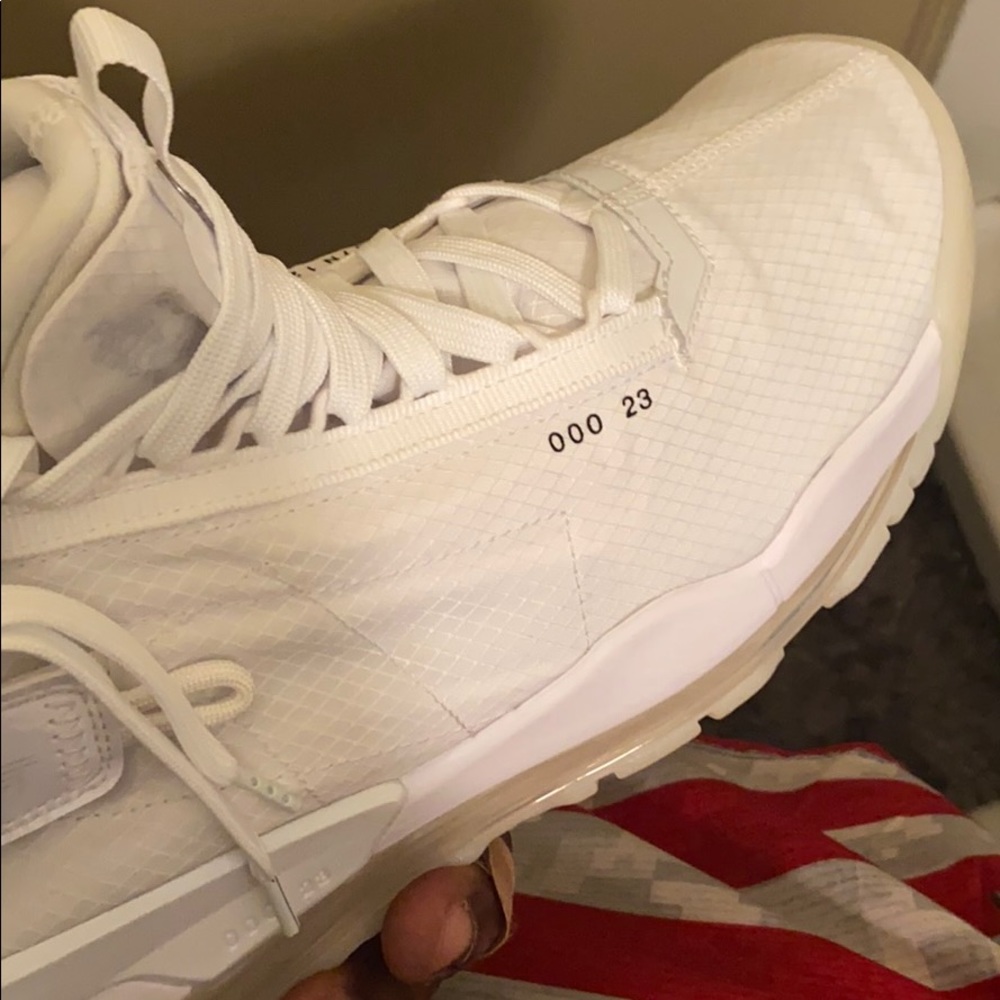 Fresh white Jordan’s size 12 got from Goat 720